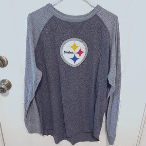Majestic -  Pittsburgh Steelers - Football Long Sleeve Tee - XL